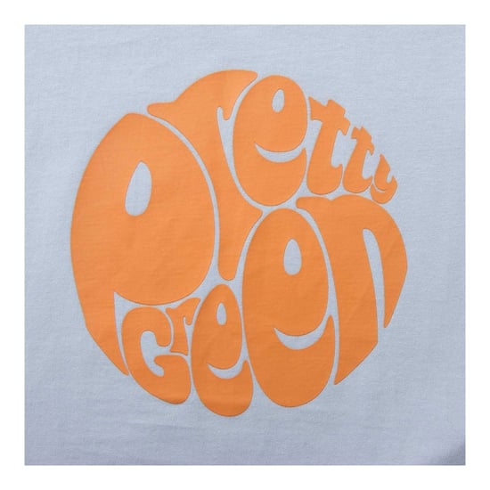 Pretty Green Heren T-shirt katoen met logo (Lichtblauw) - Image 4