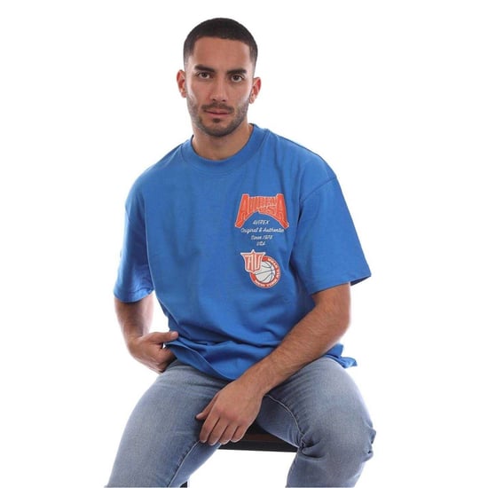 Avirex Heren Mccarren Oversized T-shirt (Blauw) - Image 1