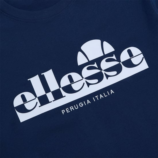 Ellesse Rillas-T-shirt met logo voor heren (Marine) - Image 3