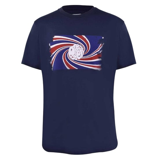 Pretty Green Heren Swirl Logo T-Shirt (Marine) - Image 1