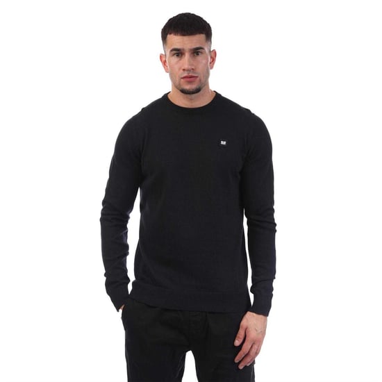 Weekend Offender Heren Argentinië Katoen Crew Neck Trui (Marine) - Image 2