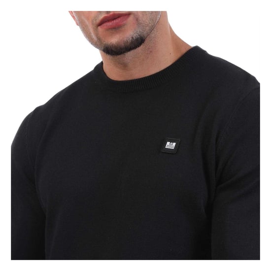 Weekend Offender Heren Argentinië Katoen Crew Neck Trui (Marine) - Image 4
