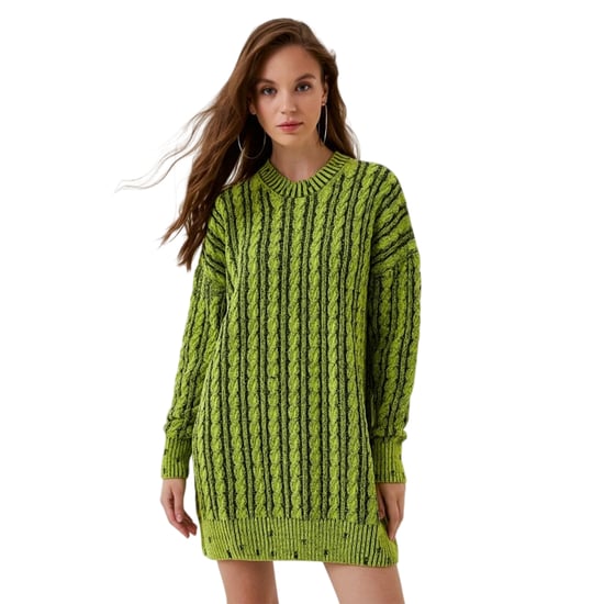 Diesel Dames Pantse Maglia Trui Jurk (Groen) - Image 3