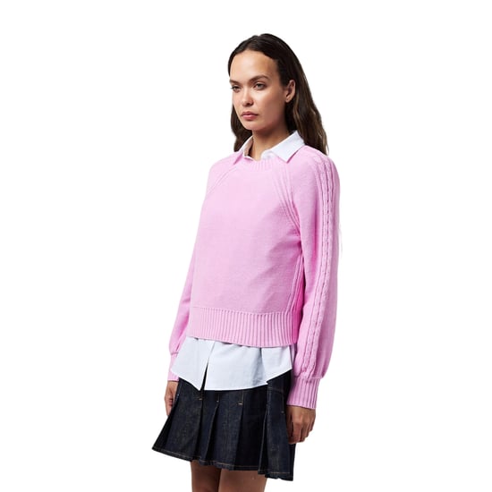 French Connection Dames/dames Kabelbrei-jumper (Bubblegum Roze) - Image 1