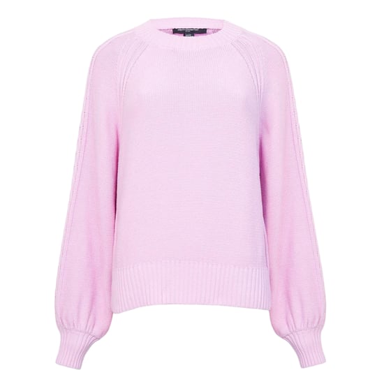 French Connection Dames/dames Kabelbrei-jumper (Bubblegum Roze) - Image 2