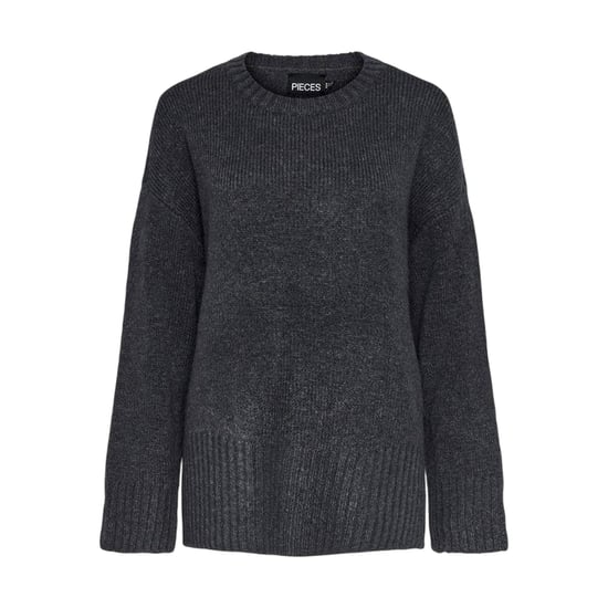Pieces Unisex Ontspannen Trui met Drop Shoulder voor volwassenen (Magneet) - Image 1