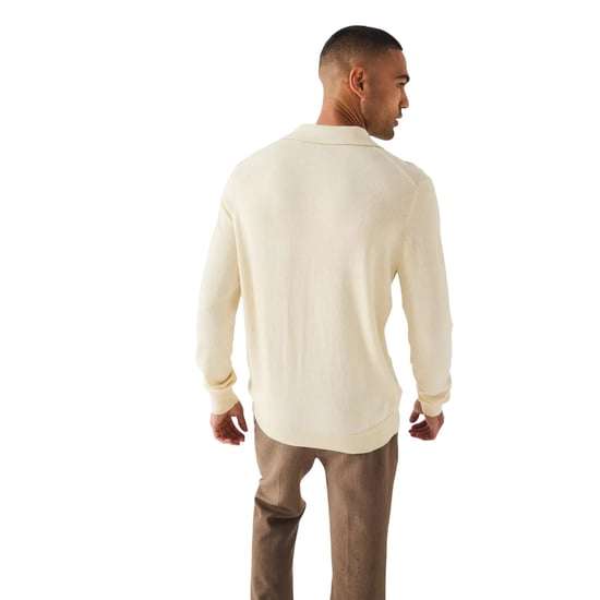 Lyle & Scott Herentrui met kraag en logo (Geel) - Image 2
