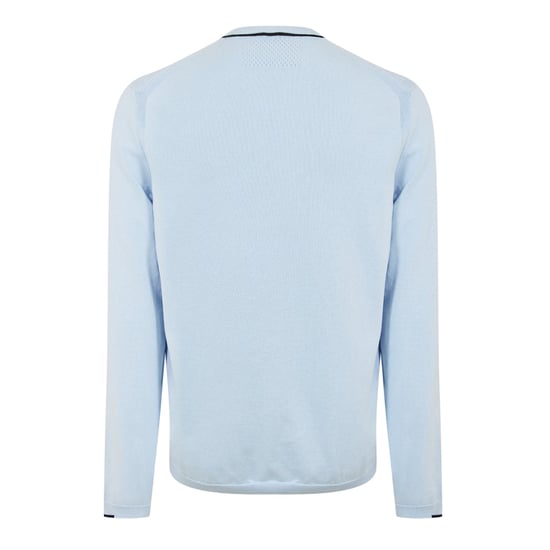 Boss Heren Geborduurde Logo Crew Hals Trui (Blauw) - Image 2