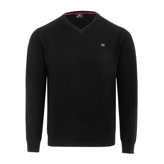 Giorgio Heren Polyester V Hals Trui (Zwart) - Image 1