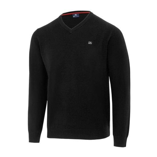 Giorgio Heren Polyester V Hals Trui (Zwart) - Image 3
