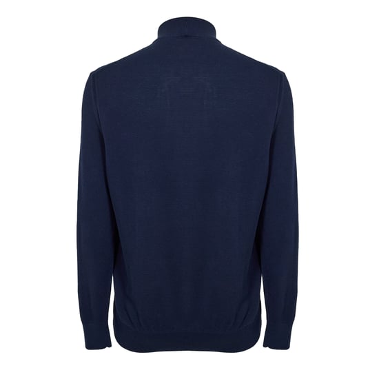 Boss Heren Ebrando-P gebreide trui met halve rits (Licht Beige) - Image 3