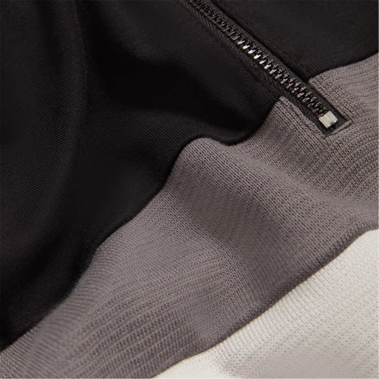 Ted Baker Heren Quarter Zip Fleece Top (Zwart) - Image 2