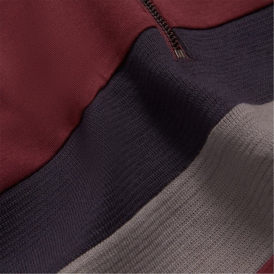 Ted Baker Heren Quarter Zip Fleece Top (Ossenbloed) - Image 2