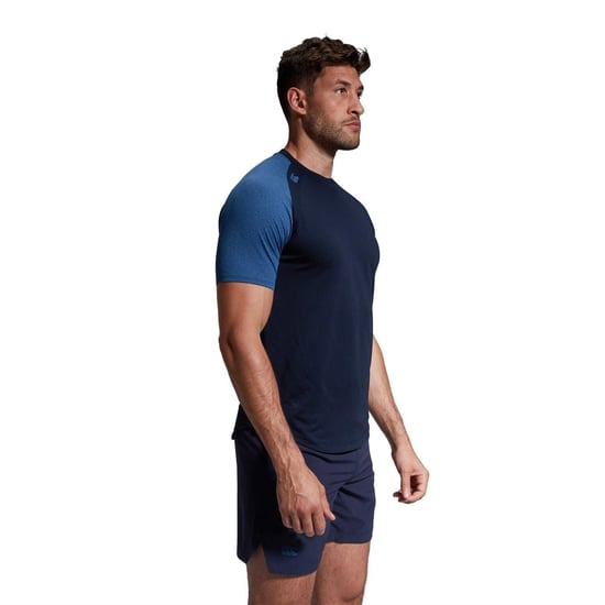 Canterbury Sportief T-shirt met ronde hals en smalle raglanmouwen voor heren (Marine Marl) - Image 3