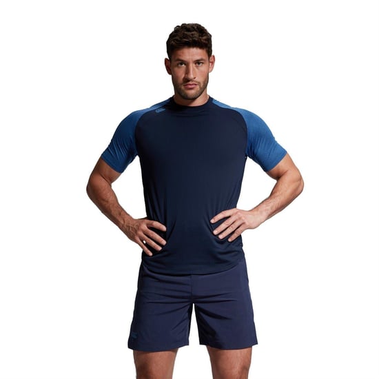 Canterbury Sportief T-shirt met ronde hals en smalle raglanmouwen voor heren (Marine Marl) - Image 4
