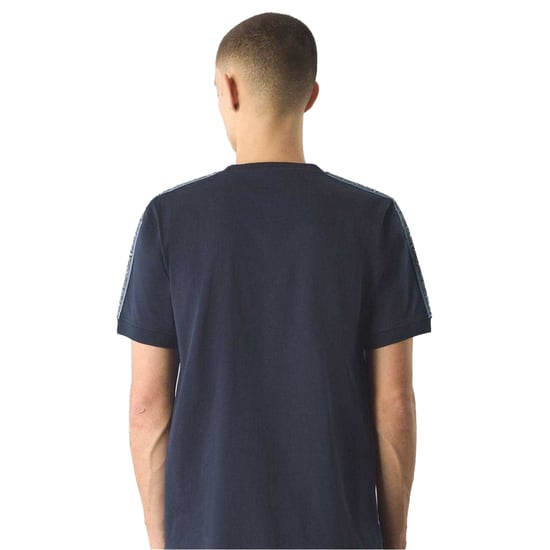 Pretty Green Heren-T-shirt met paisleyprint en bies (Marine) - Image 2