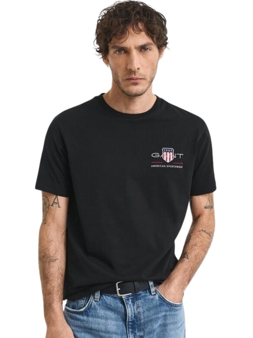 Gant | Heren Geborduurde Archief Schild T-Shirt - Image 1