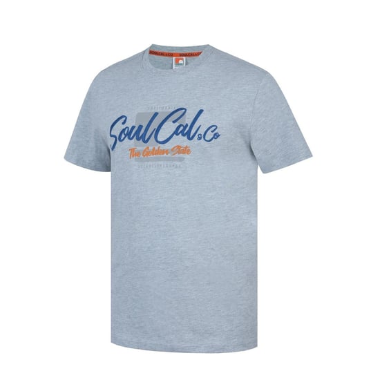 SoulCal Heren T-shirt met rugprint (Grijze Mergel) - Image 3