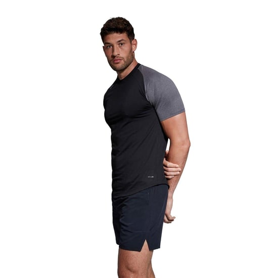 Canterbury Sportief T-shirt met ronde hals en smalle raglanmouwen voor heren (Zwarte mergel) - Image 3