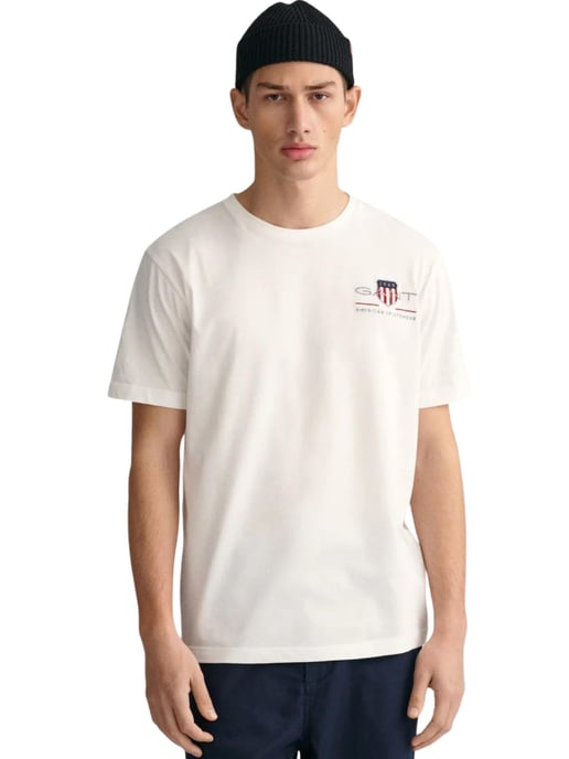 Gant | Heren Geborduurd Archief Schild T-Shirt - Image 1