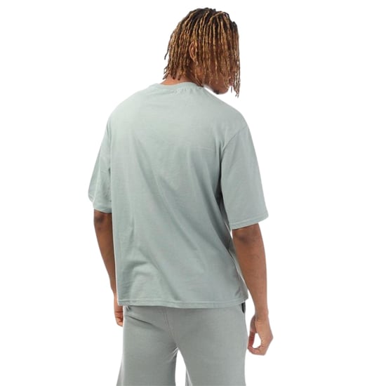 Hype Oversized T-shirt voor heren met kenmerkend logo (Mos) - Image 2