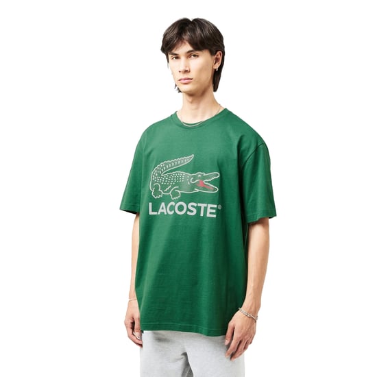 Lacoste Mannen Krokodilprint Regular T-Shirt (Groen) - Image 3
