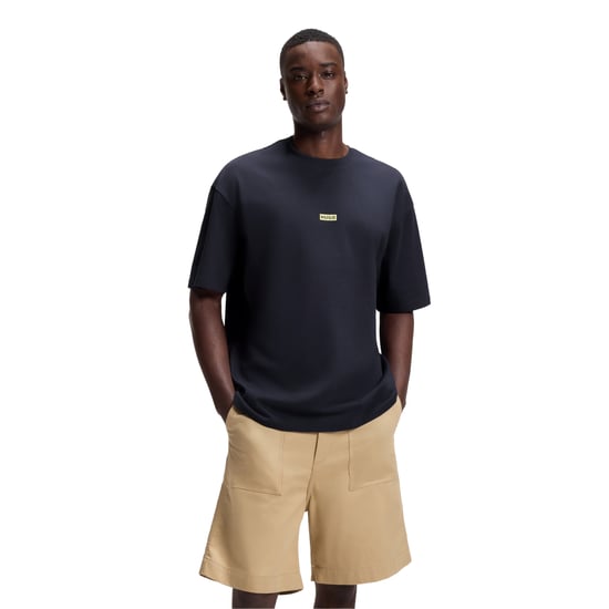 Hugo Boss Heren Nalono Katoenen T-Shirt (Marineblauw) - Image 1