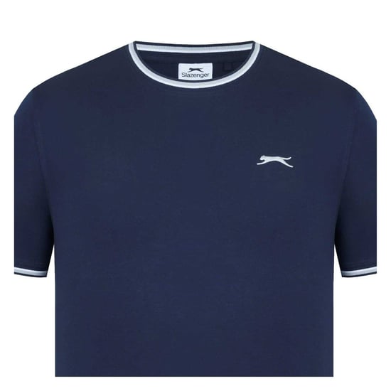 Slazenger Katoenen heren-T-shirt (Marine) - Image 4