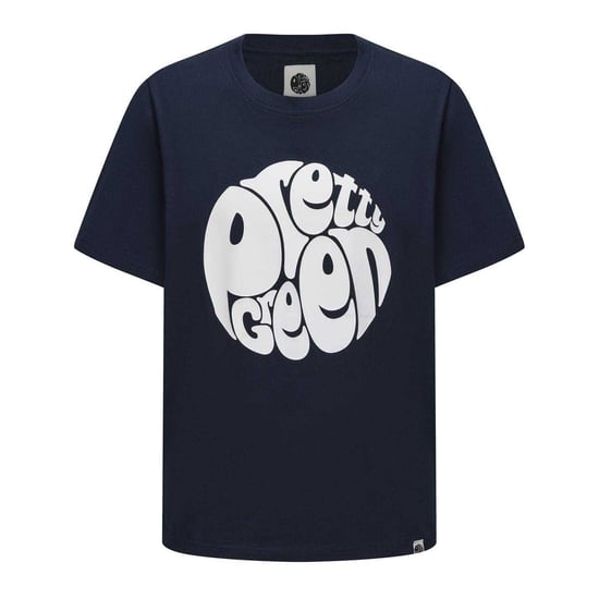 Pretty Green Heren T-shirt katoen met logo (Marine) - Image 1