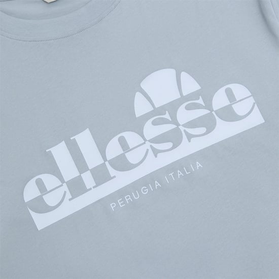 Ellesse Rillas-T-shirt met logo voor heren (Lichtgrijs) - Image 3