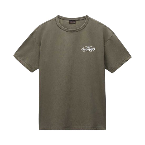 Napapijri Grafisch T-shirt voor heren (Groen) - Image 2