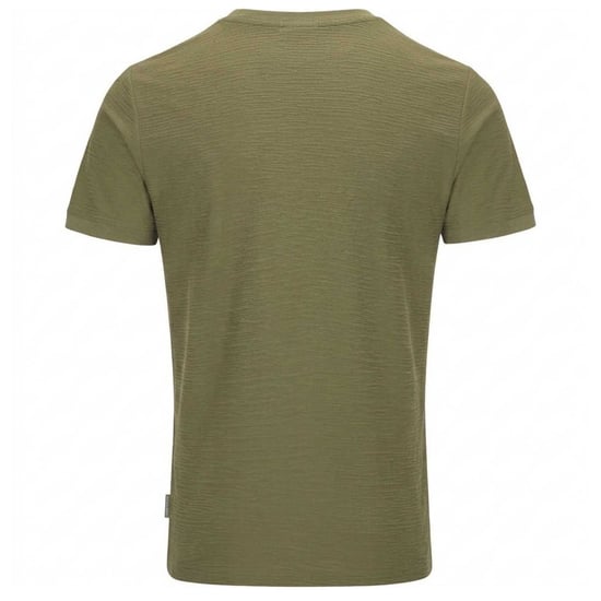 Threadbare Falkland-T-shirt van gebreid materiaal voor heren (Kaki Groen) - Image 2