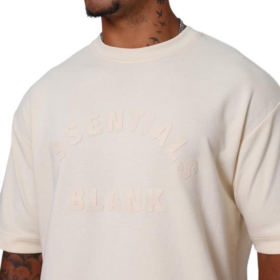 Blank Essentials Heren-T-shirt met ronde hals (Zomerzand) - Image 4