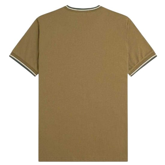 Fred Perry Heren T-shirt met tip (Blauw gearceerd) - Image 3