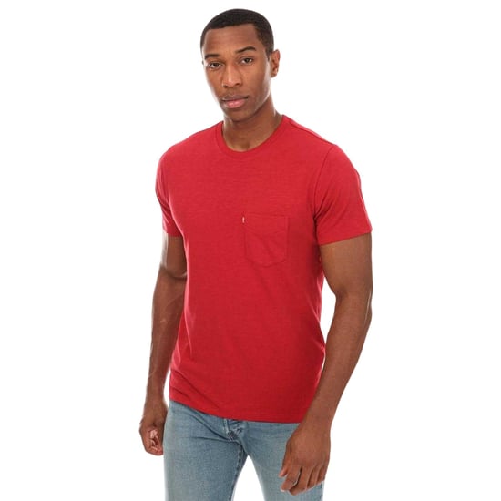Levis Heren Logo Pocket T-shirt (Rood) - Image 1