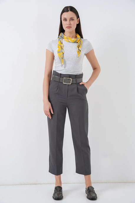Enkelhoge Rechte Broek met Strik - Image 5