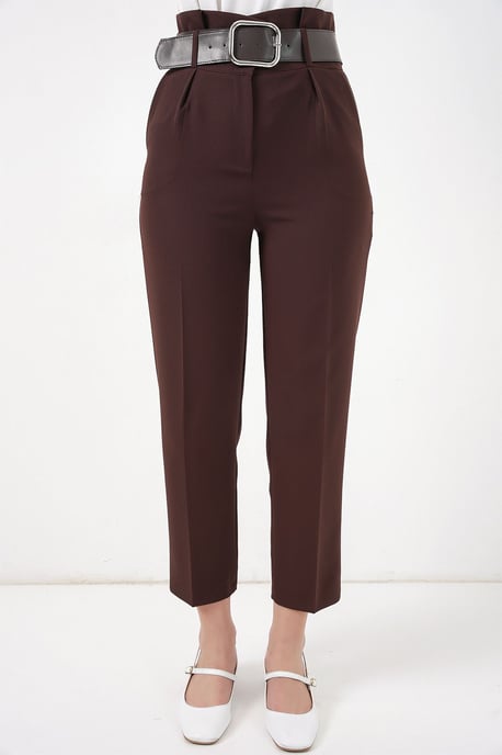 Enkelhoge Rechte Broek met Strik - Image 4