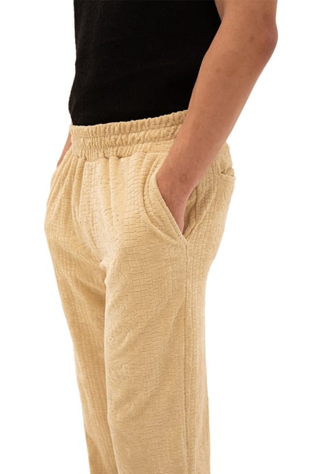 Heren rechte pijpen gebreide broek - Image 2
