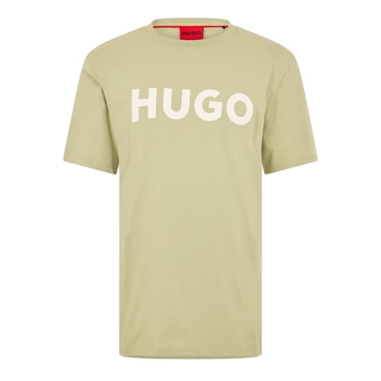 Hugo Heren-T-shirt met Dulivio-logo in contrasterende kleuren (Groen) - Image 1