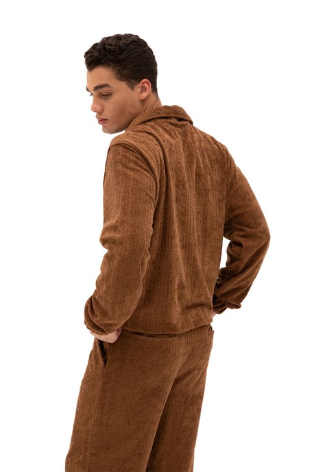 Heren fluwelen rits voor sweatshirt - Image 2