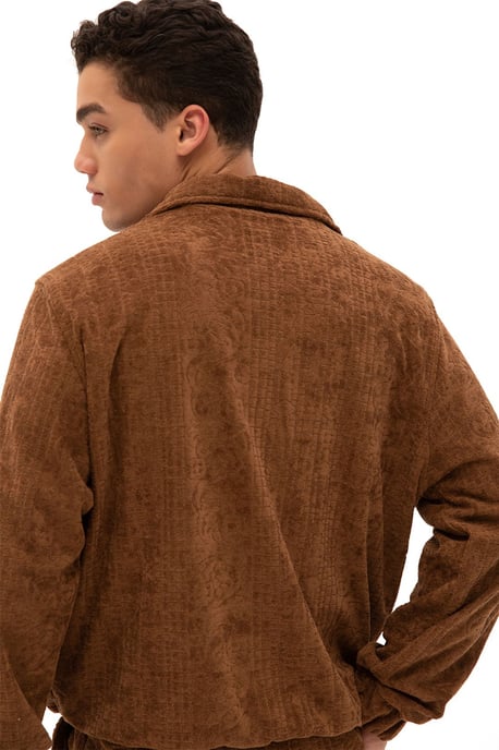 Heren fluwelen rits voor sweatshirt - Image 3