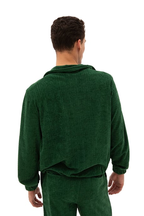 Heren sweatvest van fluweel met rits aan de voorkant - Image 4