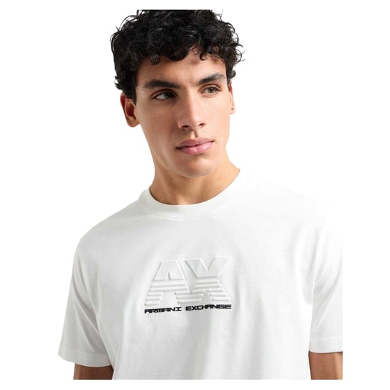Armani Exchange Heren Normaal T-Shirt (Gebroken wit) - Image 4