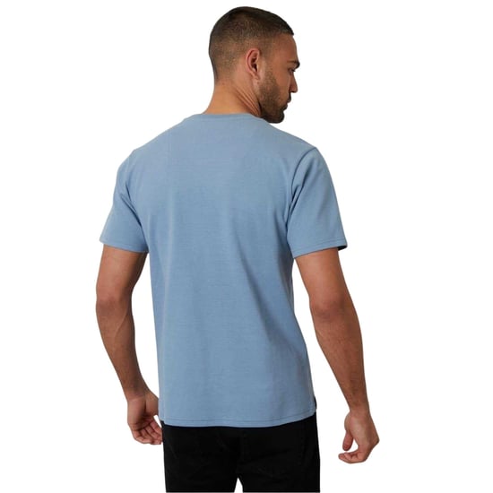 Threadbare Heren-T-shirt met ottoman-print (Gewassen Denim) - Image 3
