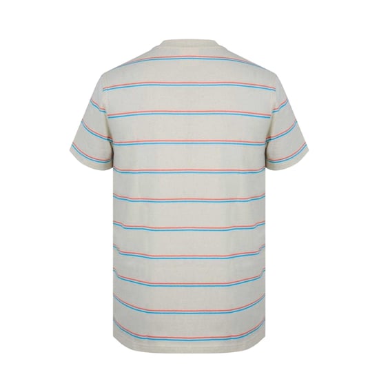 SoulCal Heren T-shirt met strepen en zak, normale pasvorm (Ecru) - Image 2
