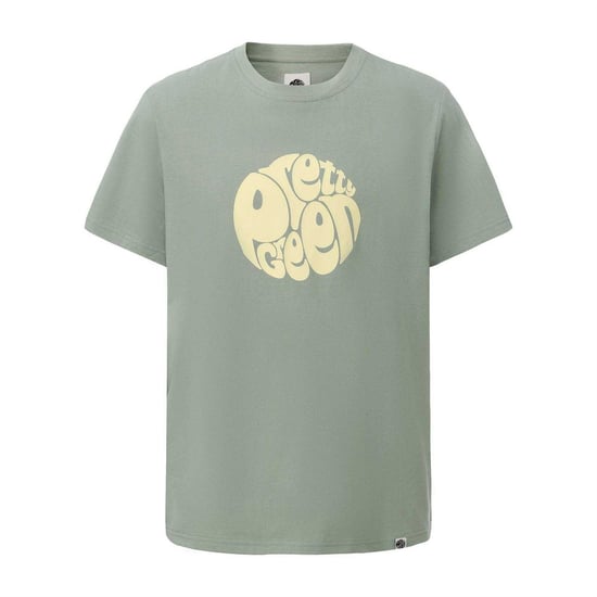 Pretty Green Heren T-shirt katoen met logo (Salie) - Image 1