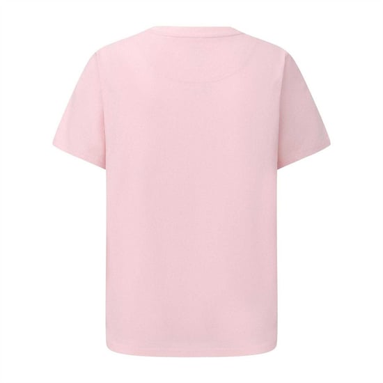 Pretty Green Heren T-shirt katoen met logo (Lichtroze) - Image 2
