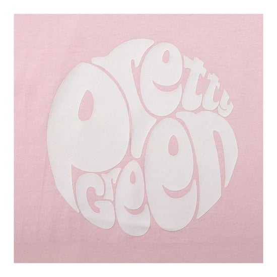 Pretty Green Heren T-shirt katoen met logo (Lichtroze) - Image 4