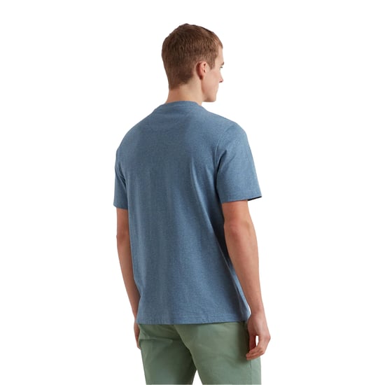 Farah Heren Logo Regular T-Shirt (Blauwe vloed) - Image 3