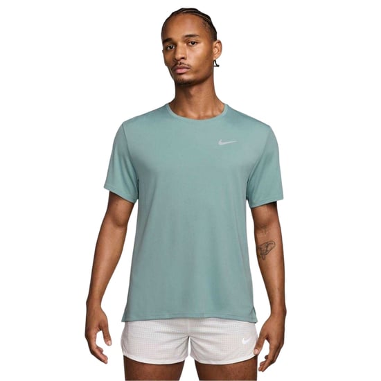 Nike Heren T-shirt Miler met Swoosh en reflecterende details (Kanon) - Image 1